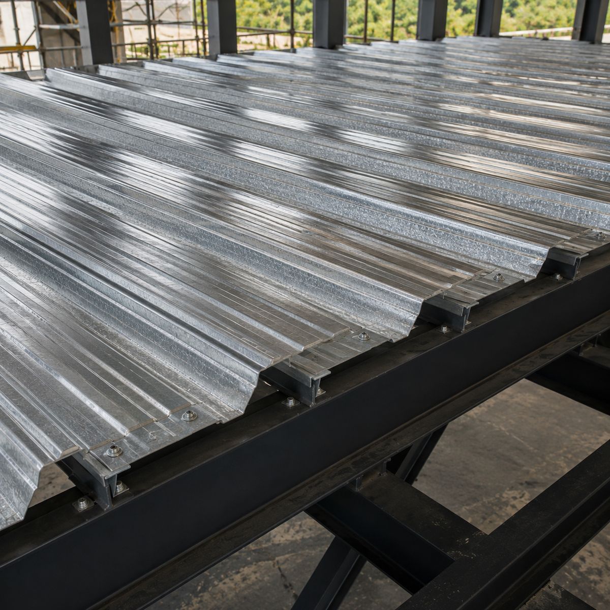 Steel decking